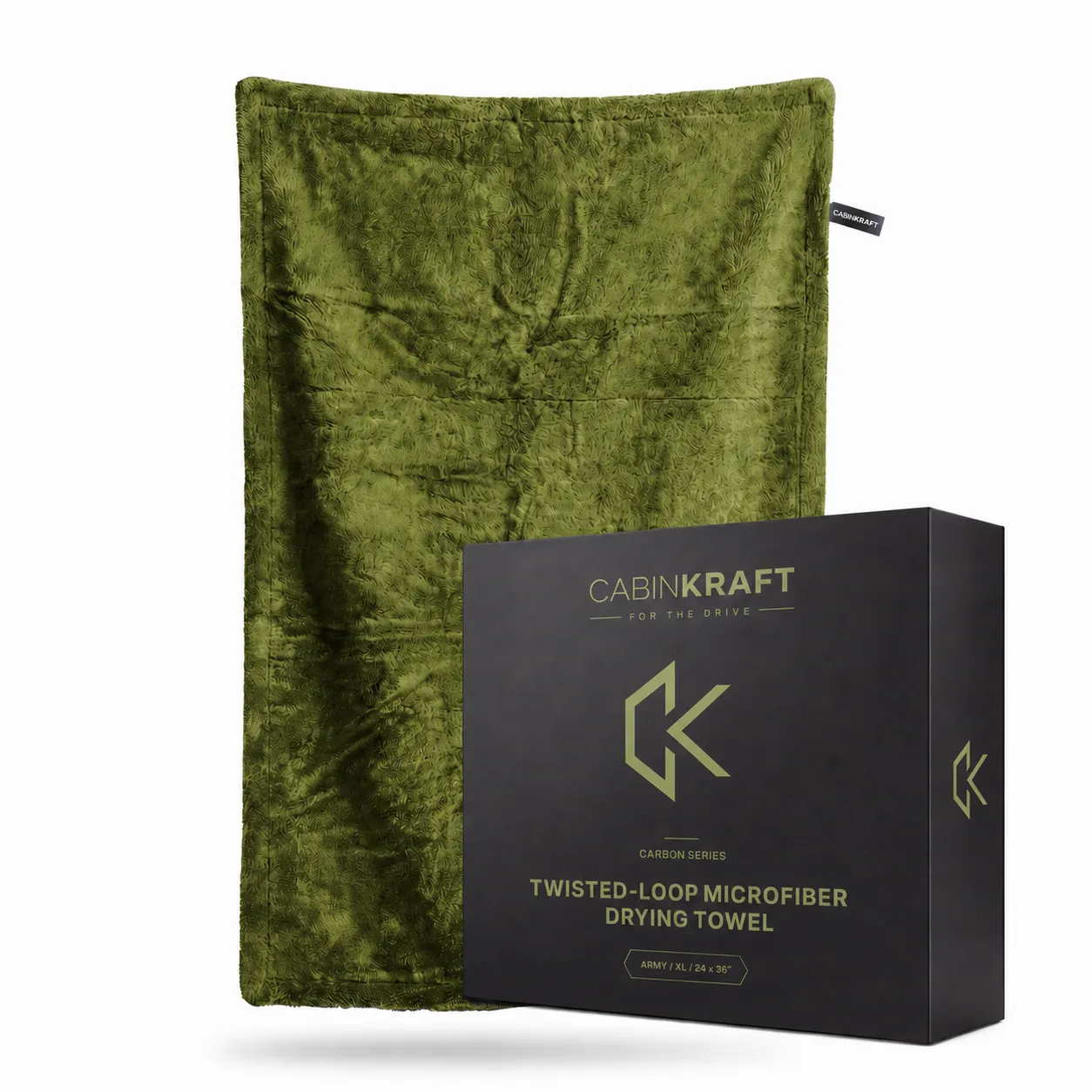 Twisted-Loop Microfiber Drying Towel, 1300 GSM