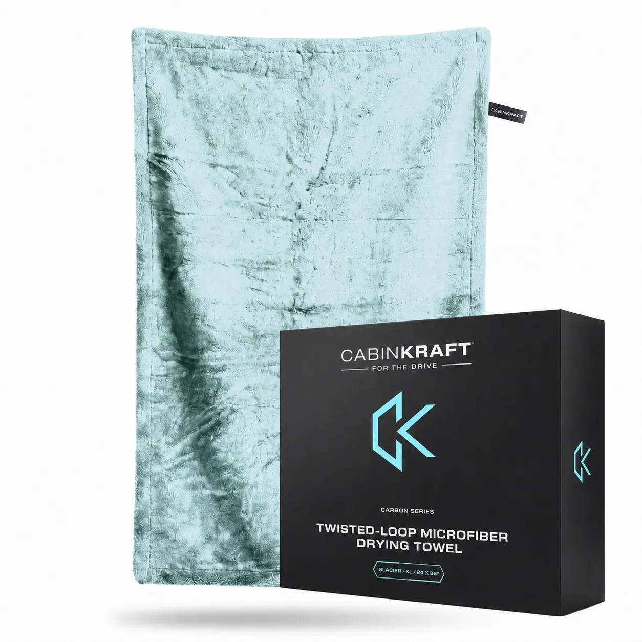 Twisted-Loop Microfiber Drying Towel, 1300 GSM
